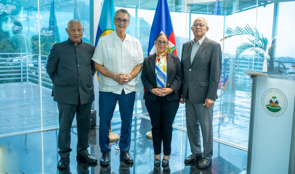 1003031854-1024x605 CARICOM en Haïti : le groupe des Éminentes Personnalités rencontre la Chancellerie